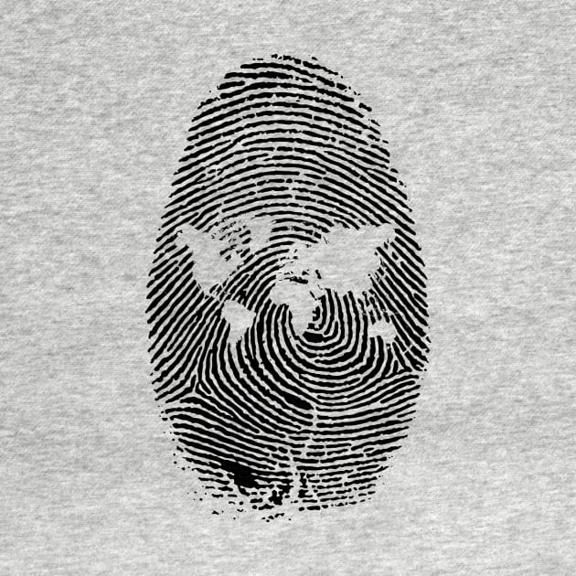 Finger Print Of The World by bigcooksteeshirts